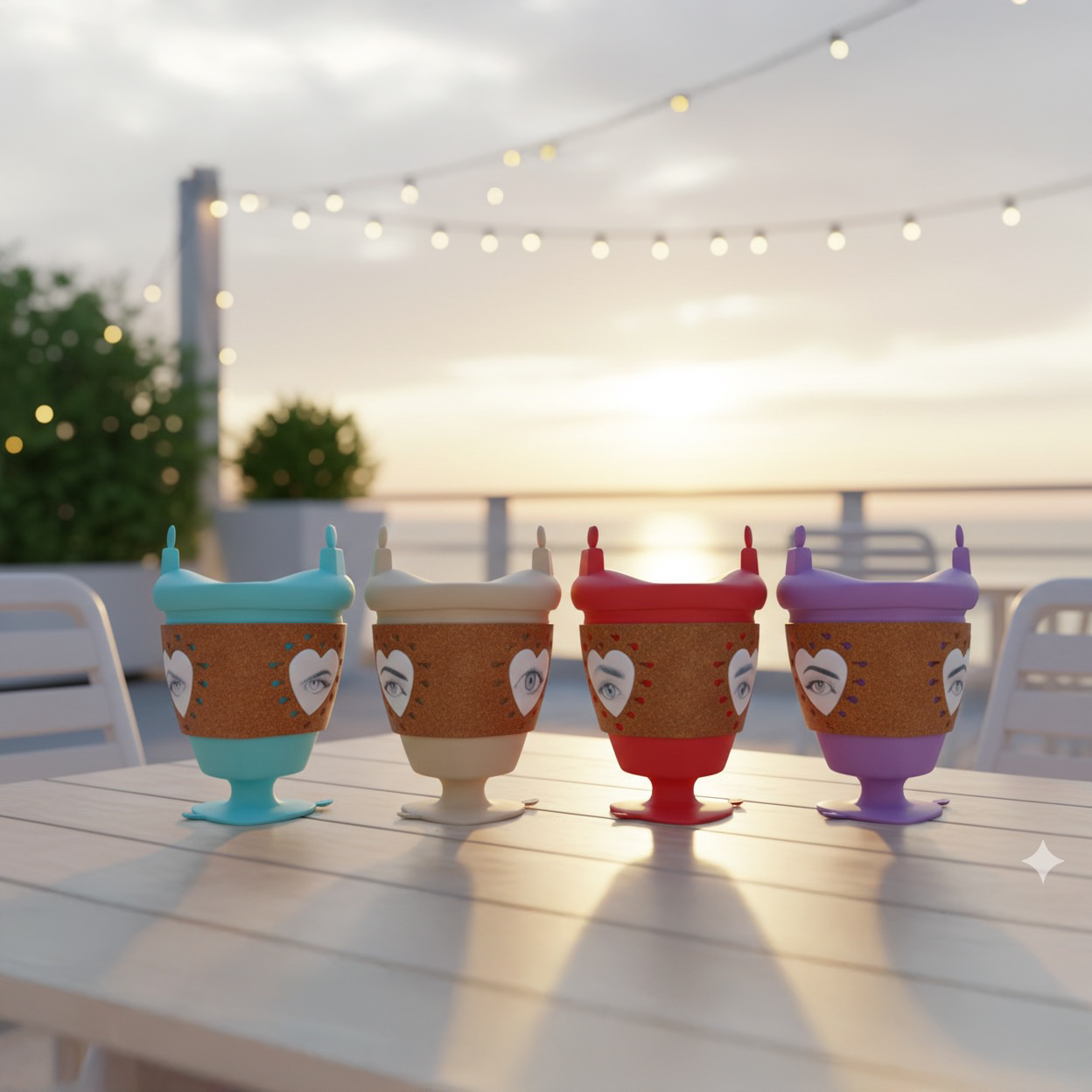 對看放空隔熱杯套